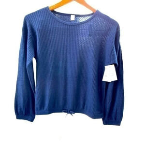 1901 Nordsrtom dark blue knit sweater LRG …